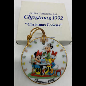 1992 Disney Christmas Ornament Groiler Collectables Minnie, Daisy & Clarabell